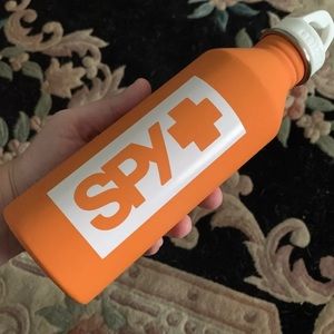 Spy metal water bottle